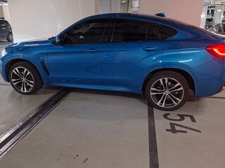 2018 BMW X6 30d II (F16), голубой, 4500000 рублей, вид 3