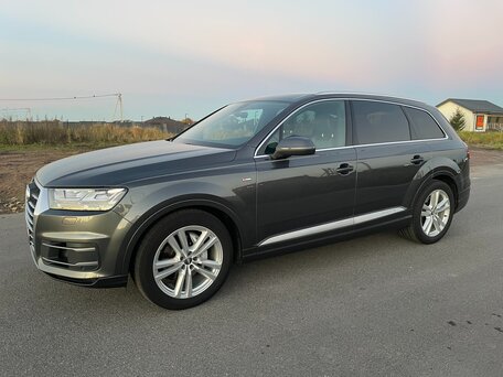2019 Audi Q7 II (4M), серый, 6900000 рублей, вид 4