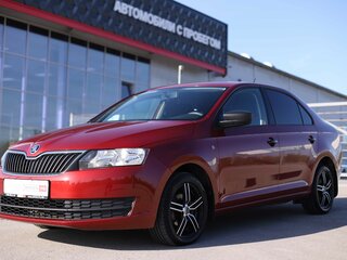 2017 Skoda Rapid I Рестайлинг, красный, 1187590 рублей, вид 1