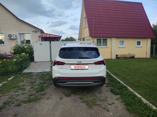 2020 Hyundai Santa Fe IV Рестайлинг, белый, 3170000 рублей, вид 4