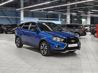 2021 Lada (ВАЗ) Vesta SW Cross I, синий, 1099000 рублей, вид 3