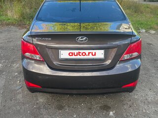 2016 Hyundai Solaris I Рестайлинг, коричневый, 960000 рублей, вид 2