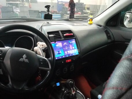 2014 Mitsubishi ASX I Рестайлинг, белый, 740000 рублей, вид 5