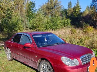 2006 Hyundai Sonata ТагАЗ IV (EF) Рестайлинг, красный, 380000 рублей, вид 4