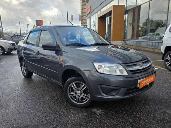 2016 Lada (ВАЗ) Granta I, серый, 349000 рублей - вид 1