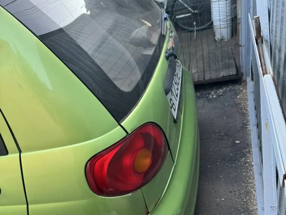2007 Daewoo Matiz I Рестайлинг, зелёный, 100000 рублей - вид 5