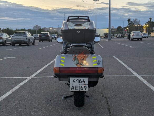 1992 Honda PC 800, серебристый, 245000 рублей - вид 4
