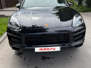2020 Porsche Cayenne Turbo III, чёрный, 9100000 рублей, вид 3