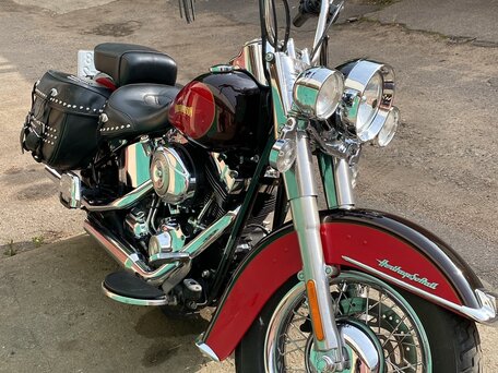 2010 Harley-Davidson Heritage Classic, красный, 650000 рублей, вид 4