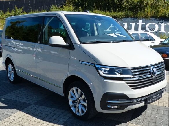 2022 Volkswagen Multivan T6 Рестайлинг, белый - вид 1