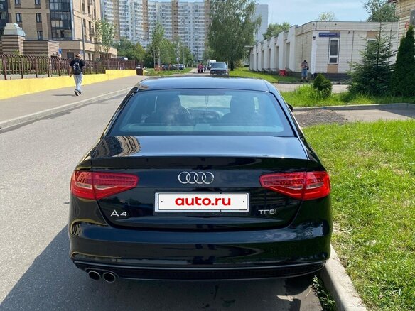 2013 Audi A4 IV (B8) Рестайлинг, чёрный - вид 2