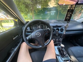 2006 Mazda 6 I (GG) Рестайлинг, серый, 400000 рублей, вид 3