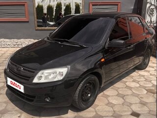 2014 Lada (ВАЗ) Granta I, чёрный, 359000 рублей, вид 1