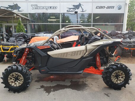 2022 BRP Can-Am Maverick X MR Turbo RR, золотистый, 3550000 рублей, вид 2