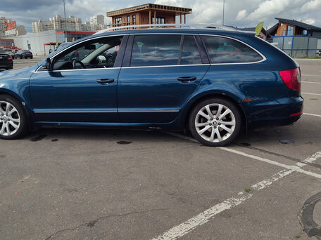 2014 Skoda Superb II Рестайлинг, зелёный, 1297000 рублей, вид 5