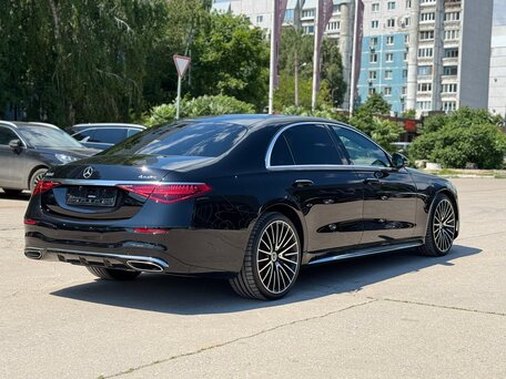 2021 Mercedes-Benz S-Класс 450 Long 4MATIC VII (W223), чёрный, 10500000 рублей, вид 4
