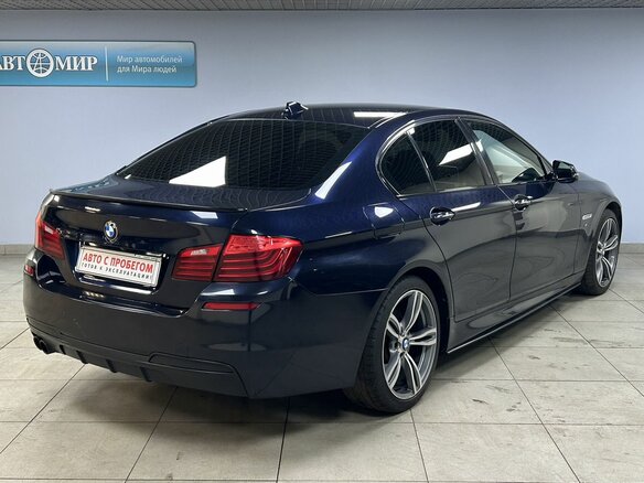 2014 BMW 5 серии 520i VI (F10/F11/F07) Рестайлинг, синий, 2000000 рублей - вид 6