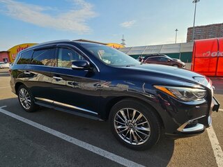 2017 Infiniti QX60 I Рестайлинг, синий, 3000000 рублей, вид 3