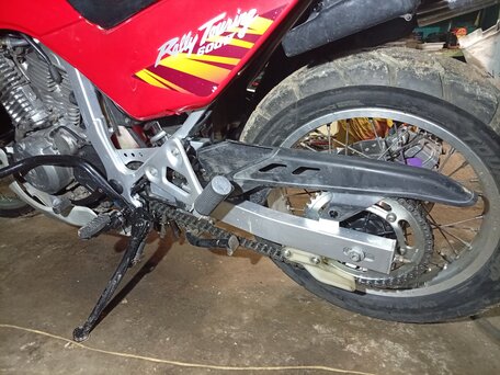 1996 Honda XL600V Transalp, красный, 330000 рублей, вид 4