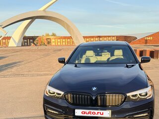 2018 BMW 5 серии 520i VII (G30/G31/G38), синий, 2400000 рублей, вид 4