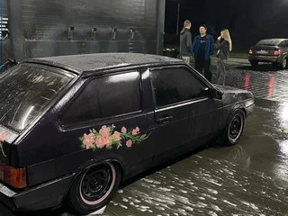 1987 Lada (ВАЗ) 2108, пурпурный, 100000 рублей, вид 3