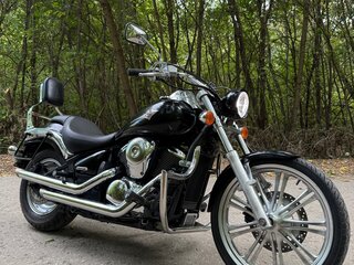 2008 Kawasaki VN900 Vulcan, чёрный, 380000 рублей, вид 1