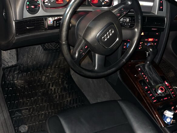2008 Audi A6 III (C6), чёрный, 529000 рублей - вид 4