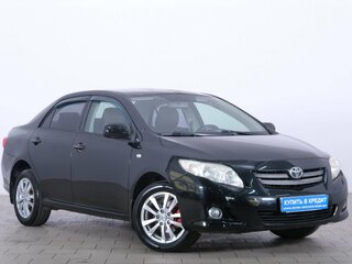 2008 Toyota Corolla X (E140, E150), чёрный, 829000 рублей, вид 1