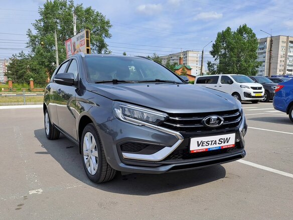 2026 Lada (ВАЗ) Vesta SW I Рестайлинг (NG), серый - вид 7