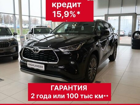 2025 Toyota Highlander IV (XU70), чёрный, 5670000 рублей, вид 1