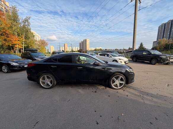2014 Kia Optima III Рестайлинг, чёрный, 1350000 рублей - вид 1
