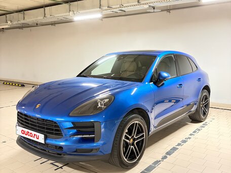 2020 Porsche Macan I Рестайлинг, синий, 4700000 рублей, вид 1