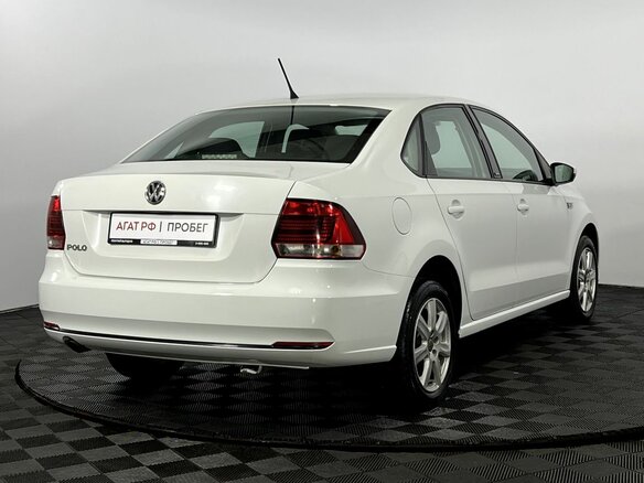 2016 Volkswagen Polo V Рестайлинг, белый - вид 5