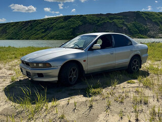 2004 Mitsubishi Galant VIII Рестайлинг, серый, 280000 рублей, вид 3