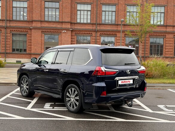 2018 Lexus LX 570 III Рестайлинг 2, синий, 7145000 рублей - вид 9
