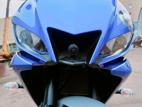 2021 Yamaha YZF-R3, синий, 549000 рублей, вид 3