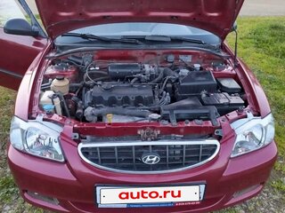 2006 Hyundai Accent ТагАЗ II, пурпурный, 410000 рублей, вид 5