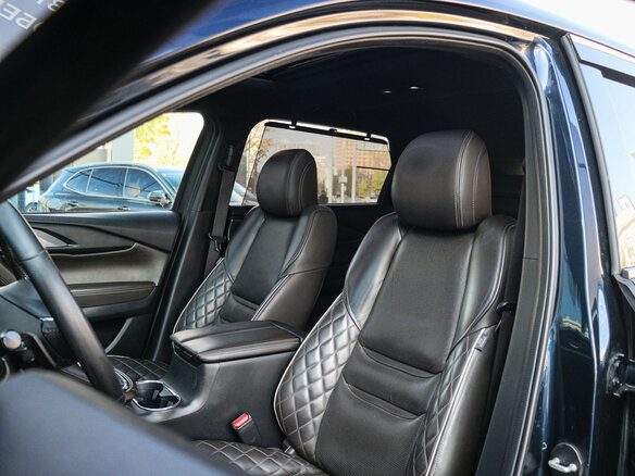 2021 Mazda CX-9 II Рестайлинг, синий, 3550000 рублей - вид 13