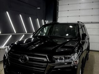 2018 Toyota Land Cruiser 200 Series Рестайлинг 2, чёрный, 5400000 рублей, вид 2