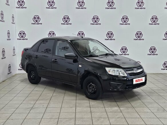 2018 Lada (ВАЗ) Granta I, чёрный, 498000 рублей - вид 2