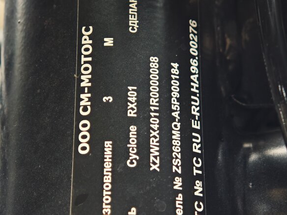 2024 Cyclone RX401, серый, 401000 рублей - вид 17