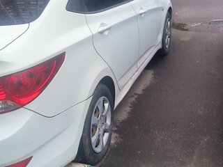 2012 Hyundai Solaris I, белый, 572000 рублей, вид 4