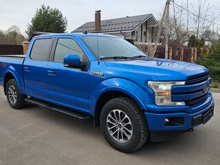 2019 Ford F-150 XIII Рестайлинг, синий, 5390000 рублей, вид 3