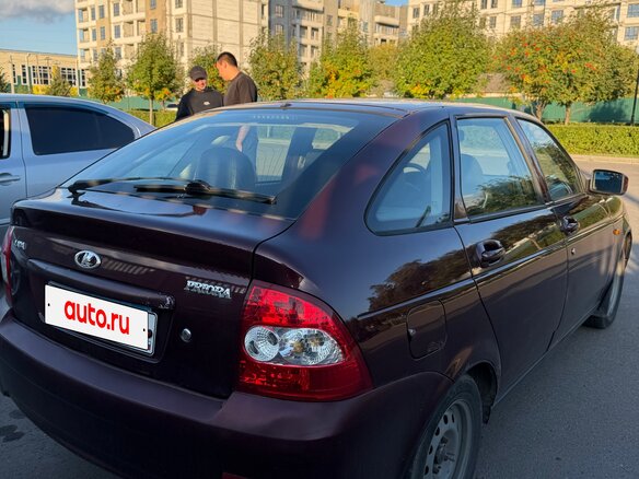 2008 Lada (ВАЗ) Priora I, пурпурный, 250000 рублей - вид 5
