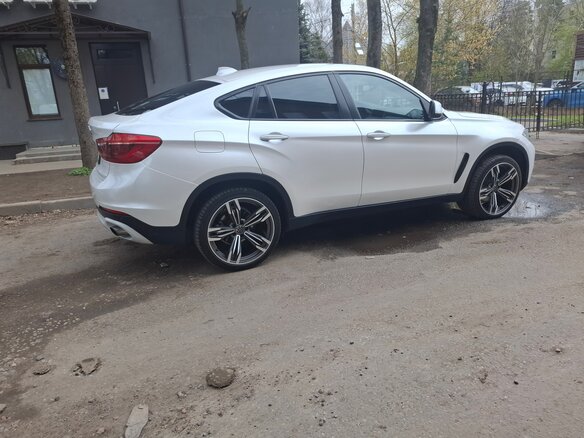 2016 BMW X6 30d II (F16), белый, 2800000 рублей - вид 1