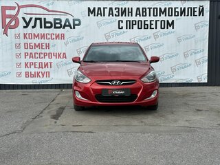 2012 Hyundai Solaris I, красный, 829000 рублей, вид 2