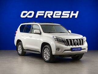 2014 Toyota Land Cruiser Prado 5-speed 150 Series Рестайлинг 1, белый, 3887077 рублей, вид 1