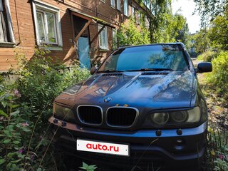 2002 BMW X5 3.0i I (E53), серый, 380000 рублей, вид 1