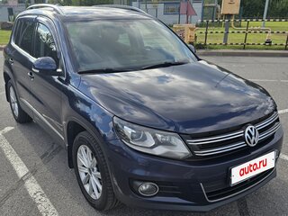 2013 Volkswagen Tiguan I Рестайлинг, синий, 1130000 рублей, вид 2