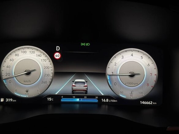 2021 Hyundai Santa Fe IV Рестайлинг, белый - вид 10